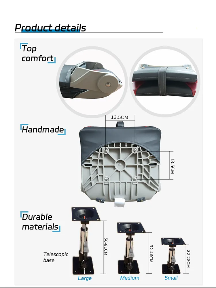 Driving foldaway bass boat seat wholesale Driving foldaway bass boat seat wholesale